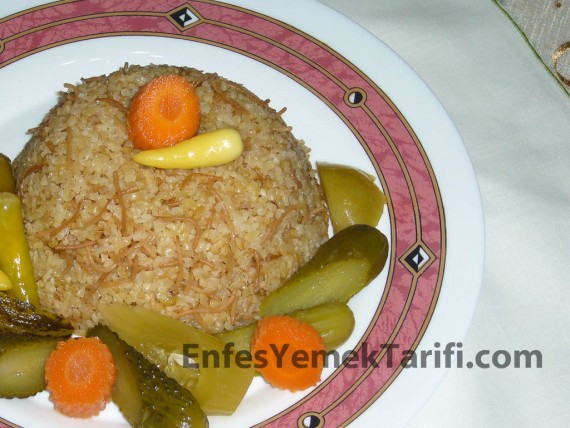 Tel Şehriyeli Bulgur Pilavı